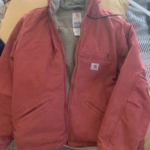 Burnt Red Women’s Carhartt. Sherpa/Fleece Lined.